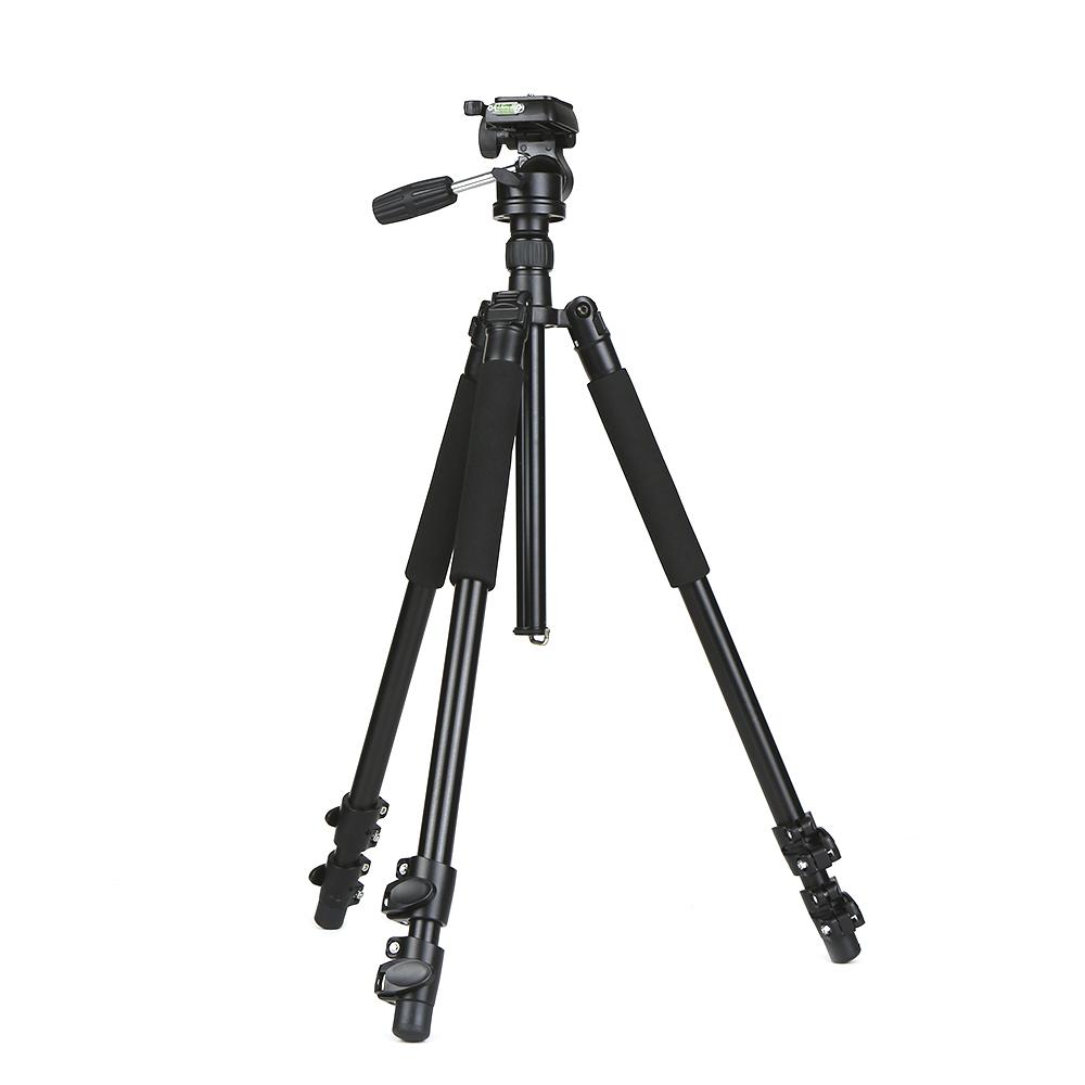 Professional Dslr Aluminum Alloy Camera Tripod Monopod With 360