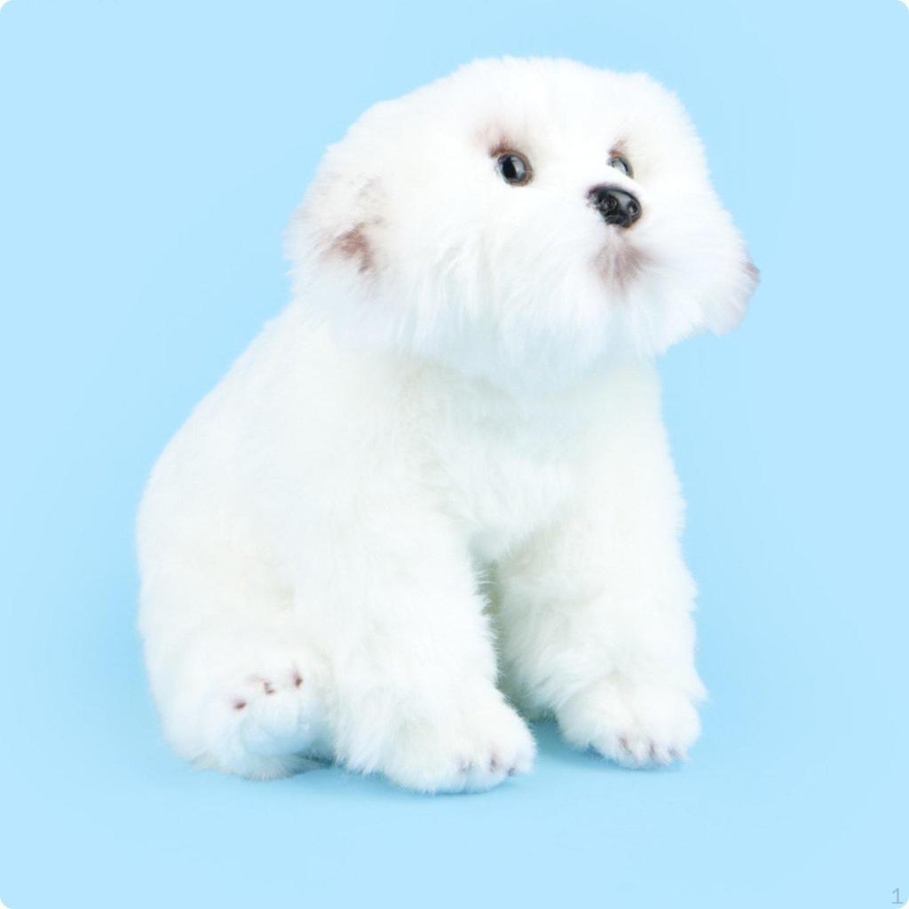 Maltese Stuffed Dog Gift Creature Soft