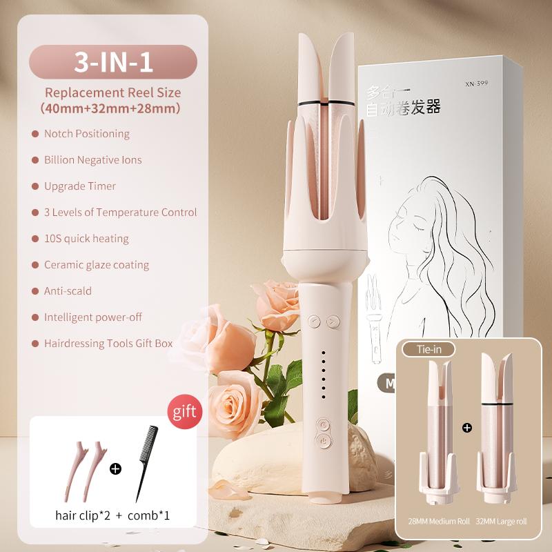 Automatic Hair Curler Auto Hair Curling Iron Ceramic Rotating Air Curler Air Spin Wand Styler Curl Machine Magic Hair Curler