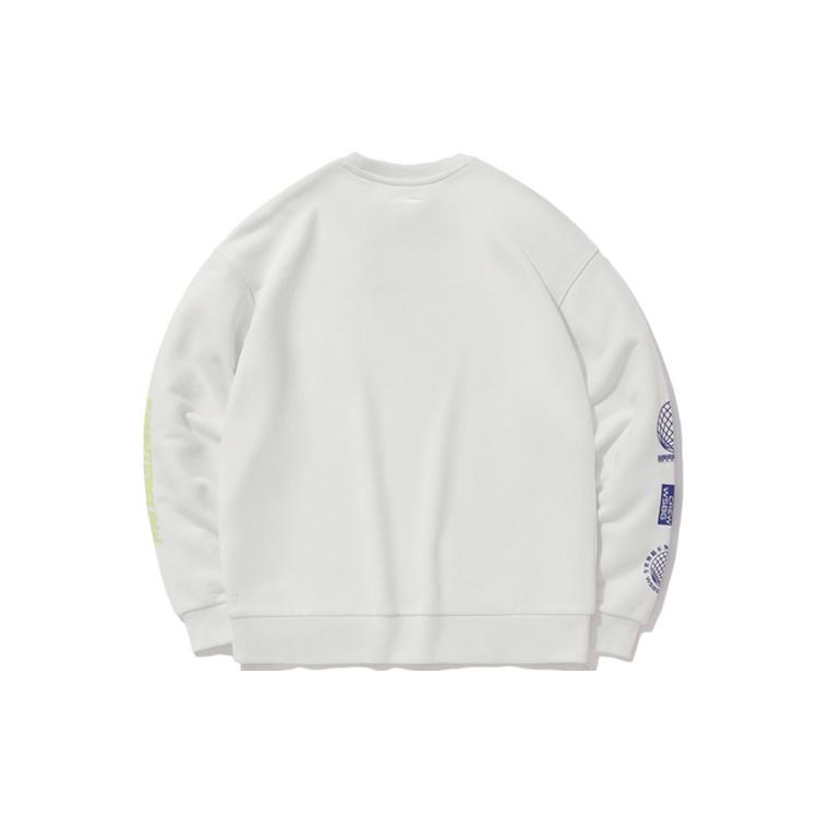Li Ning CF Sweatshirt Unisex White AWDQ378-1