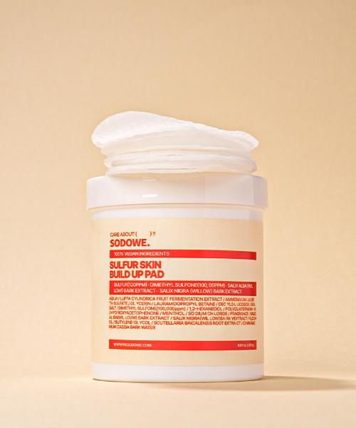 Ssodduwi Oil Pulling Sulfur Face Glow Pads (60 sheets)