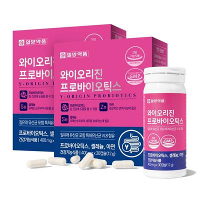 Ilyang Pharmaceutical Y Origin Probiotics Lactobacillus, 30 Tablets, 2 Units
