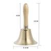 Wooden and Copper Hand Bell Musical Percussion Instrument Accessory