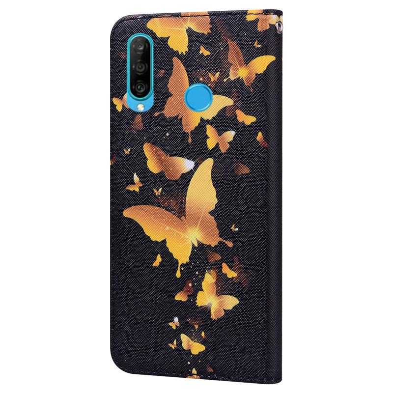 KENHONER Cover Flip In Pelle PU Con Portafoglio Per Honor 200, Protezione 360° Con Slot Carte, Farfalla