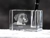 Boxer, German Boxer I – Pen stand, crystal organiser with dog photo | Art-Dog