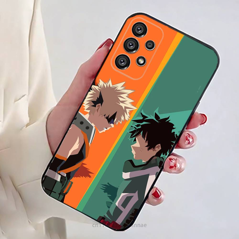 Deku Bakugou Shouto Hero A-Academia Phone Case for Samsung Galaxy A73,23,53,33,14,24,13,72,22,52,32,54,A34 Soft Cover