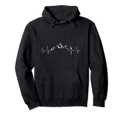Heartbeat Hiking Gift Ideas for Hikers - Hoodie