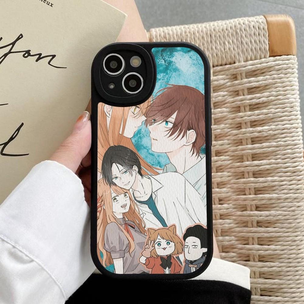Anime My Love Story Yamada kun Lv999 Phone Case Hard Leather For iPhone 14 13 12 Mini 11 14 Pro Max Xs X Xr 7 8 Plus Fundas