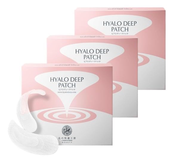 Of Hyaluronic Acid Needle Patches for Deep by Kita No Kaiteki the [Set 3] Under-Eye Use. "Hyalo Patch" Kobo, World's Best-selling Company.