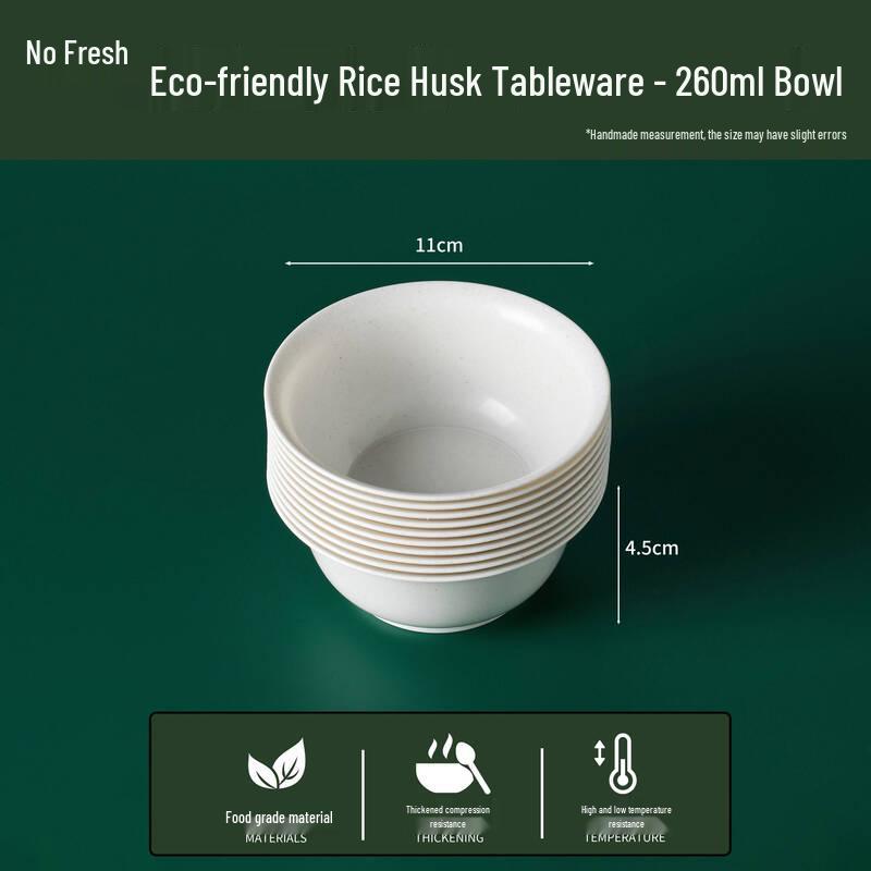 Eco-Friendly Disposable Rice Husk Bowl