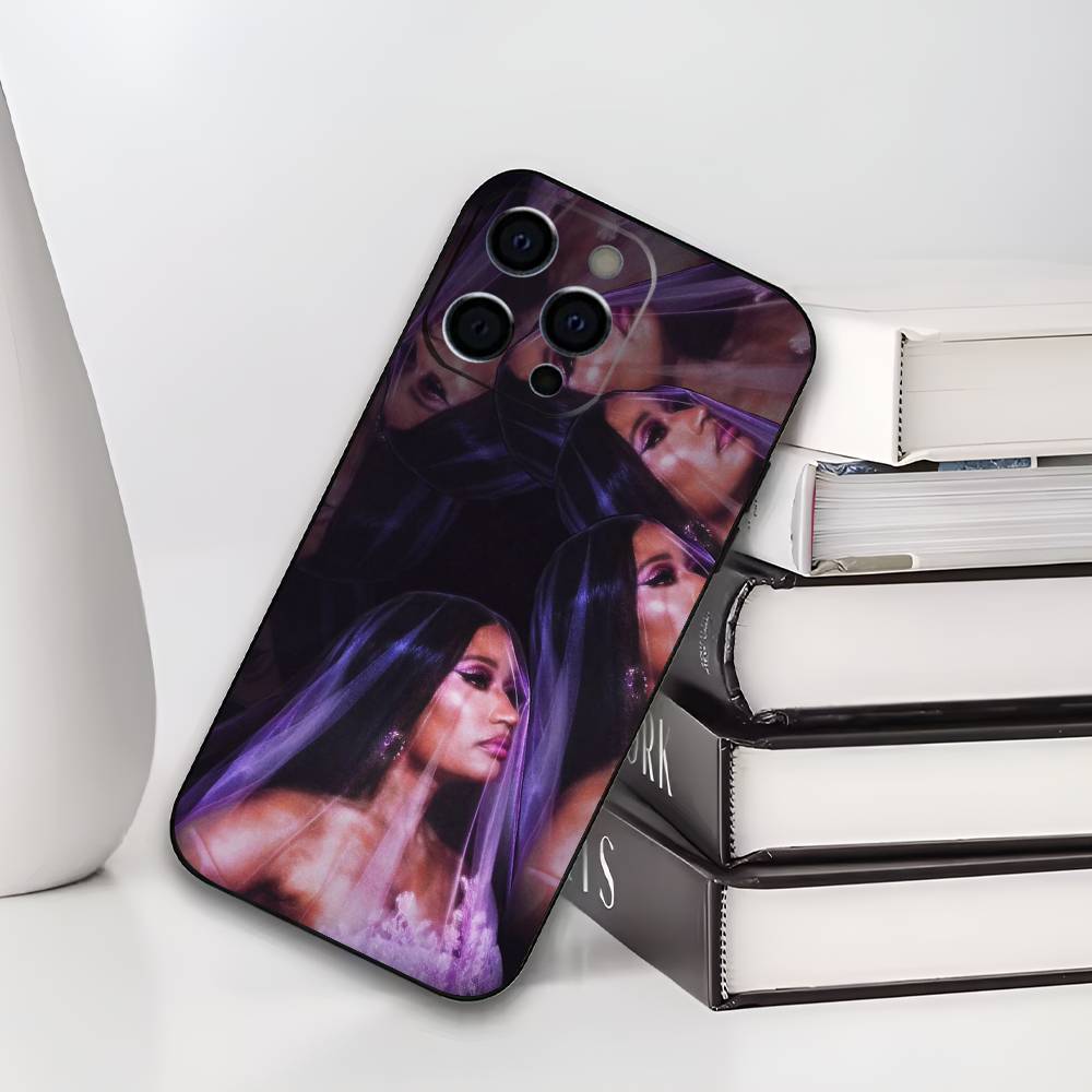 Friday N-Nicki M-Minaj Phone Case For iPhone 17,16,15,14,13,12,11 Plus,Pro Max,XS,Soft Black Cover