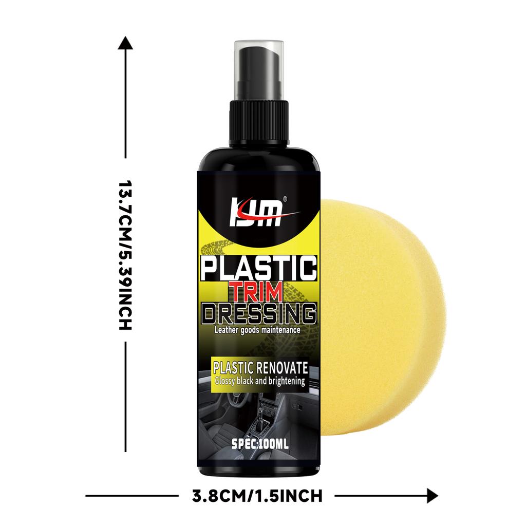 Multifunction Car Plastic Leather Restorer Spray Polish Cleaner Coating Agent Back To Black More Gloss Car Cleaning Products
