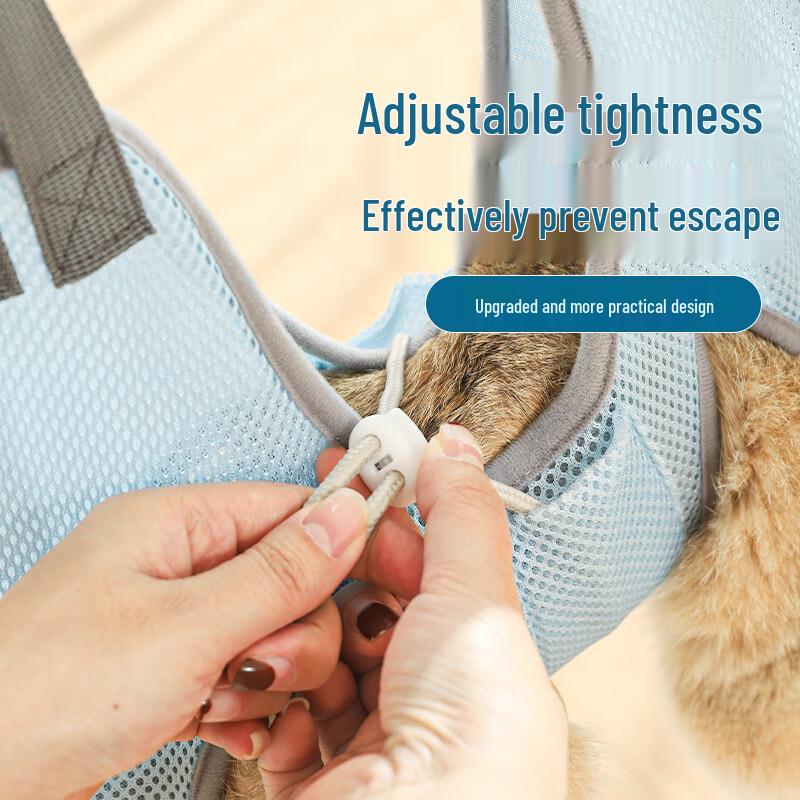 Upgraded Adjustable Hanging Pet Grooming Restraint for Cats