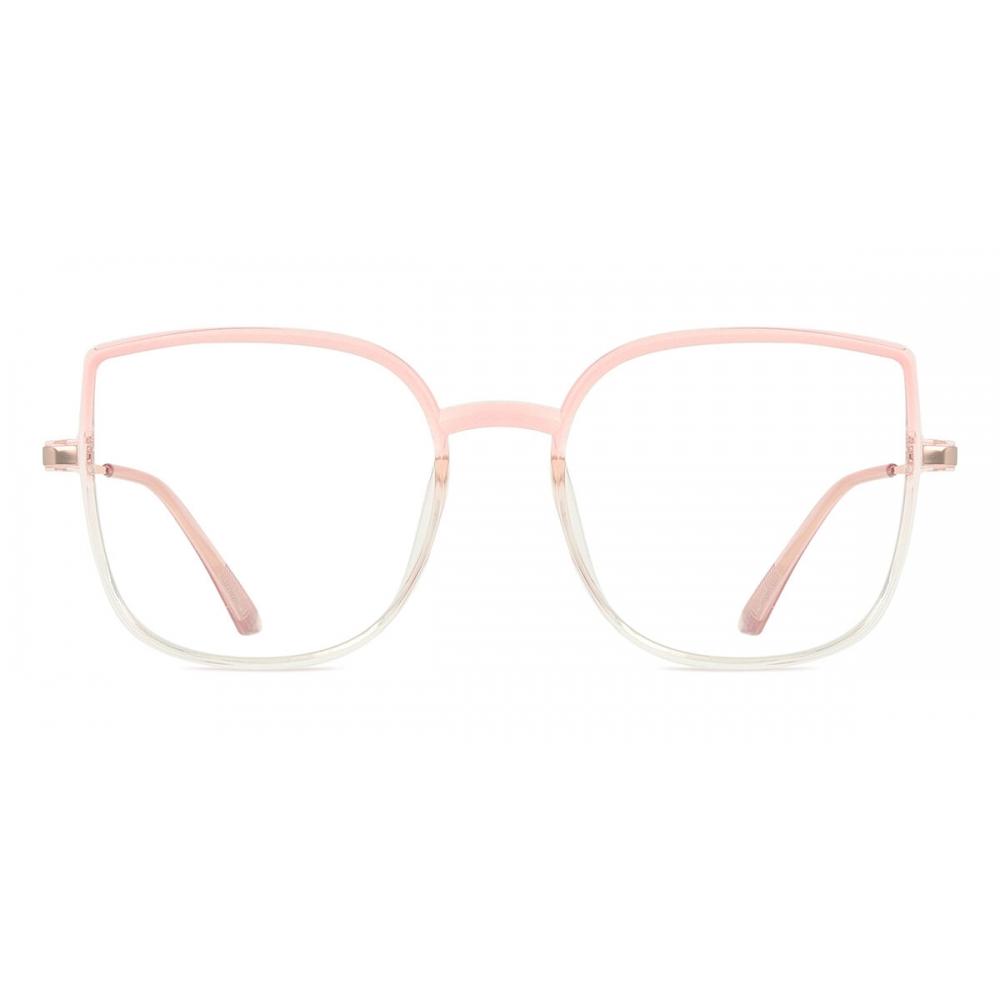 

Full Rim Cat Eye Transparent Faded Pink Smartbuy Collection Hydee Blue Light Block 265 C19 Fashion Women Eyeglasses Faded Pink/54
