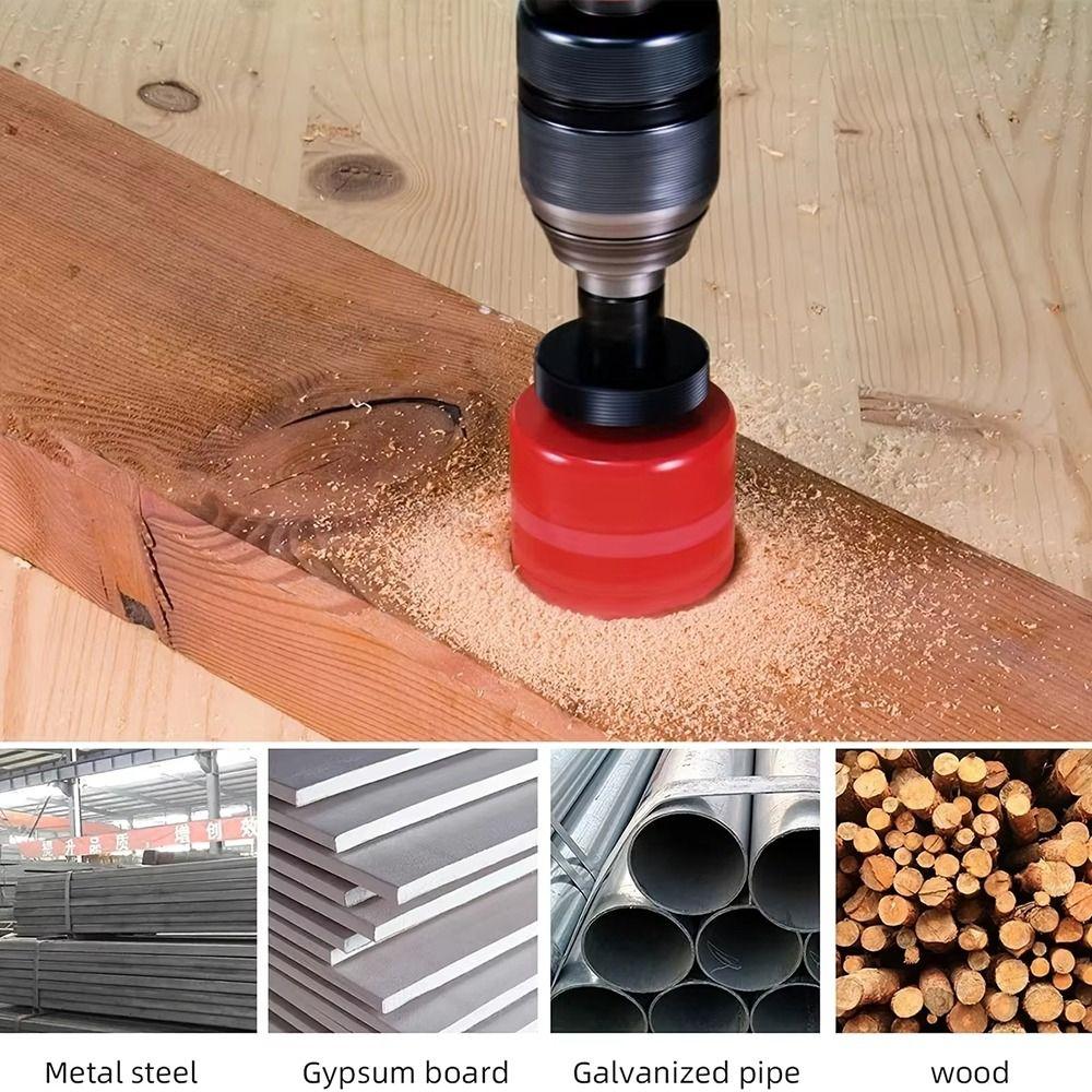 1Pcs HSS Steel M42 Bi-Metal Hole Saw 15-200mm HSS Drill Bit  for Metal Iron Aluminum Plastic