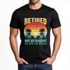 Black Summer Women T Shirt Retired Under New Management See Wife For Details Short Sleeve New Arrived ONeck Tshirt