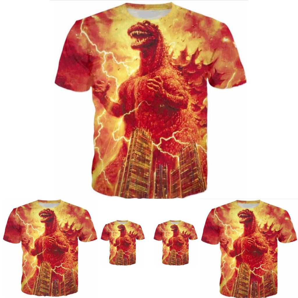 3d New Fashion Printed Womenmens Dinosaur Summer Tshirts Cool