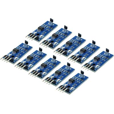 10 Pezzi Modulo Misurazione Velocità Motore Sensore di Conteggio Sensore Hall 3144E Circuito Aperto Singolo Modulo di Potenza Buck