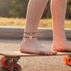 Woman Anklets Compass Adornment Delicate Fashion Tortoise Bracelet Jewelry Body Decor Accessory Foot for Dress Ornament