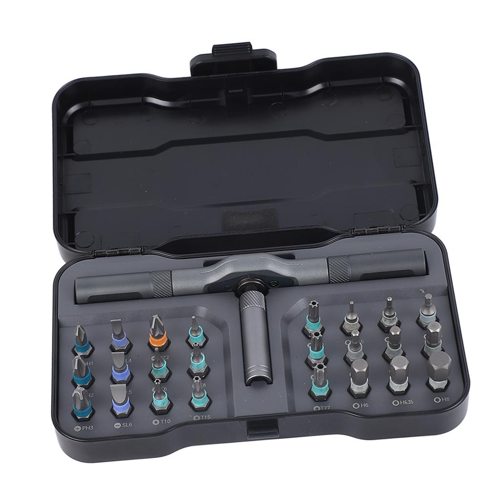 24 in 1 Ratchet Screwdriver Set Small Screwdriver Sets Ratchet Bit Set Multipurpose Repair Tool Manual