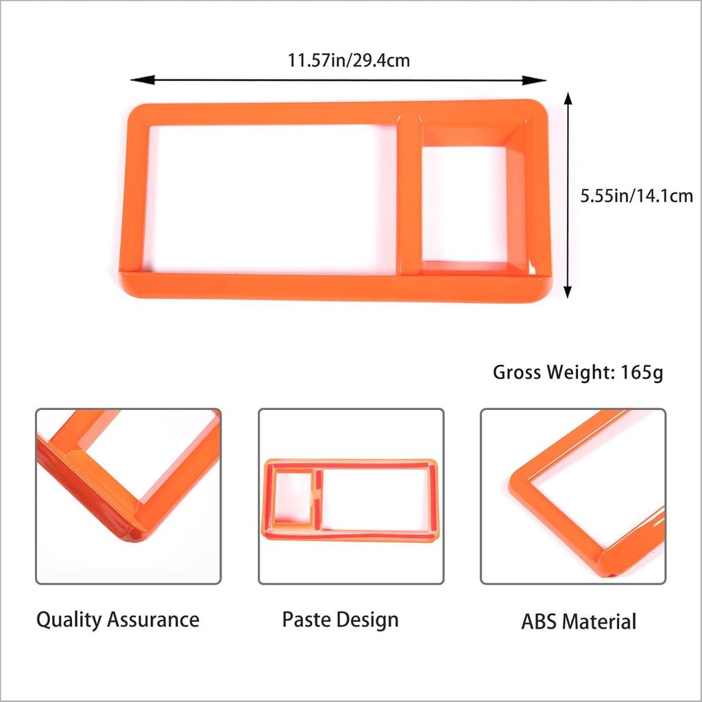 Car Center Console Navigation Panel Trim Cover Compatible with Ford Maverick 2022 Car Dashboard Center Console Multimedia Navigation GPS Panel Trim