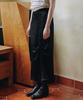 ANDNEEDS Pin Satin Skirt (Black)