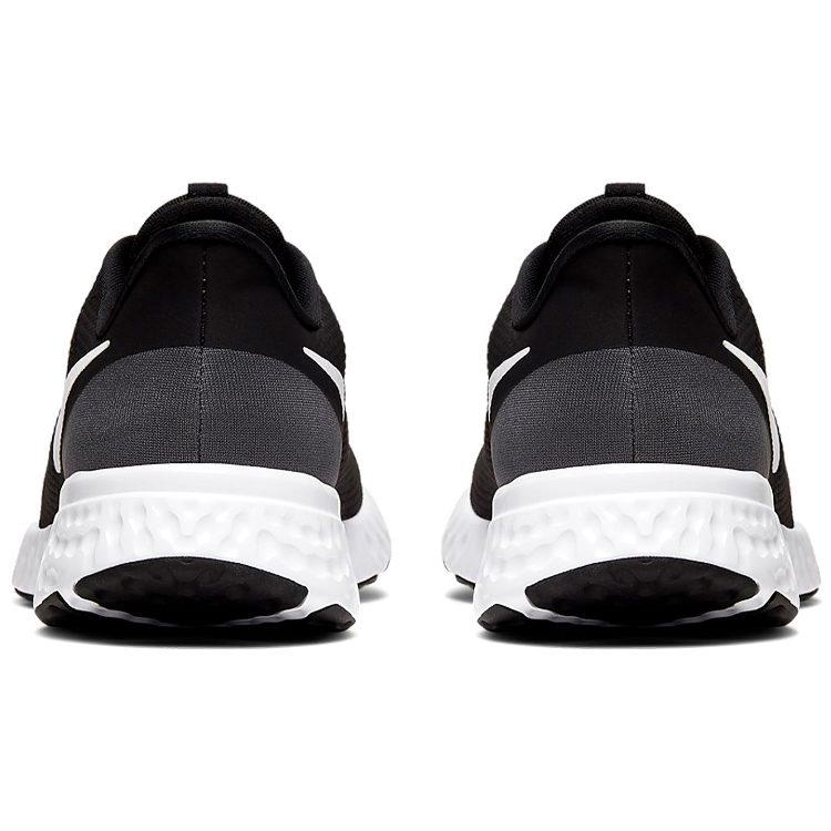 Nike REVOLUTION 5 Antidérapantes Légères Basse Coupe Plaque Carbone Décontractées Chaussures de Ville Trajet Quotidien Course à Pied Homme Noir BQ3204-002