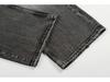 11KN Retro Unisex Used Wide Leg Jeans - Trendiges Katzenbart-Design, Schlankmachender Schnitt, Gerader Lockerer Stil