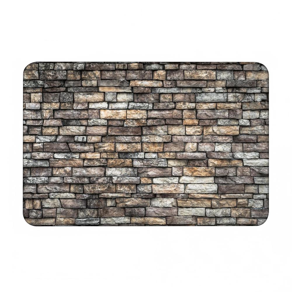 1 יחידה שטיח רצפה בדוגמת אבן לבית, חדר אמבטיה, שטיחים סופגים, שטיחים מונעי החלקה, ציוד לקישוט הבית