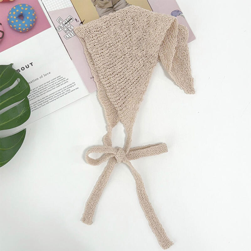 Women s Summer Lovely Boucle Knit Bonnet Hat C6958_Beige