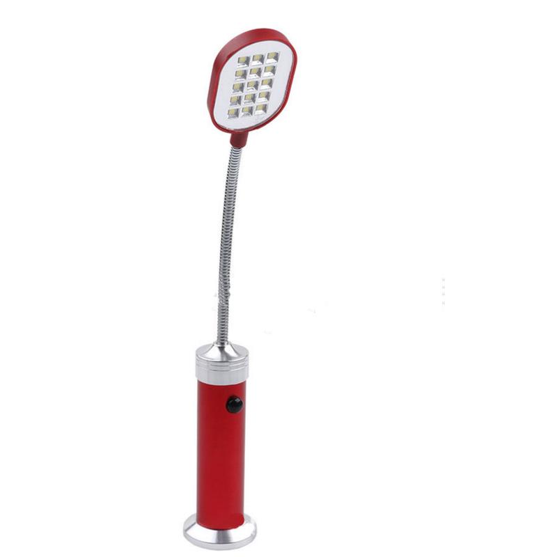 Flashlight Flexible Working Lamp with Magnet 15LED Service Lamp Small Table Lamp