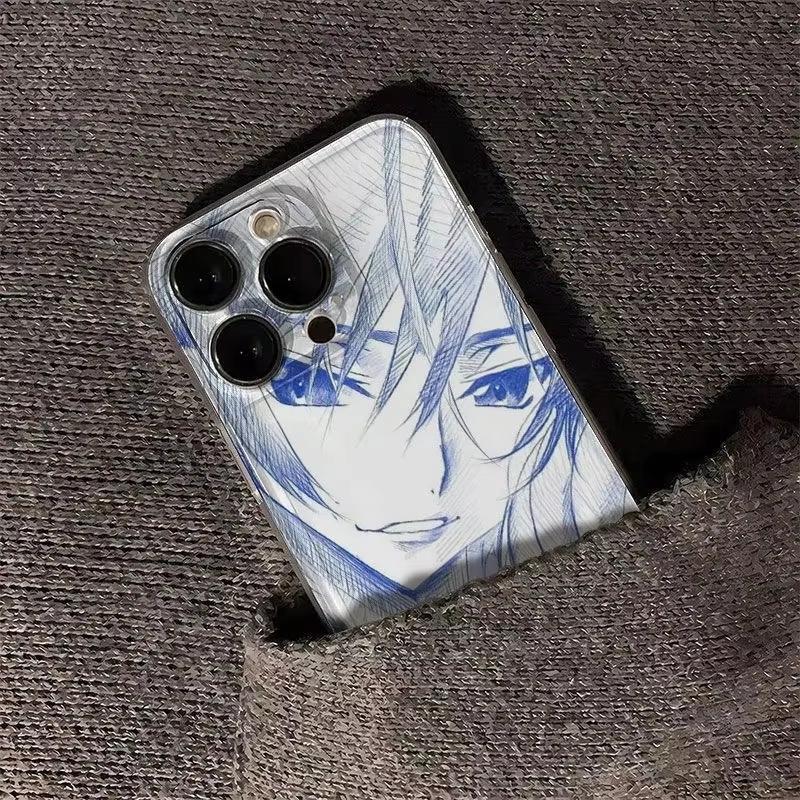 Phone Case For IPhone 17 17E Air 16e 16 Pro Max 15 14 Plus 13 12 11 Pro Max Shockproof Silicone Back Cover Case Anime Couple