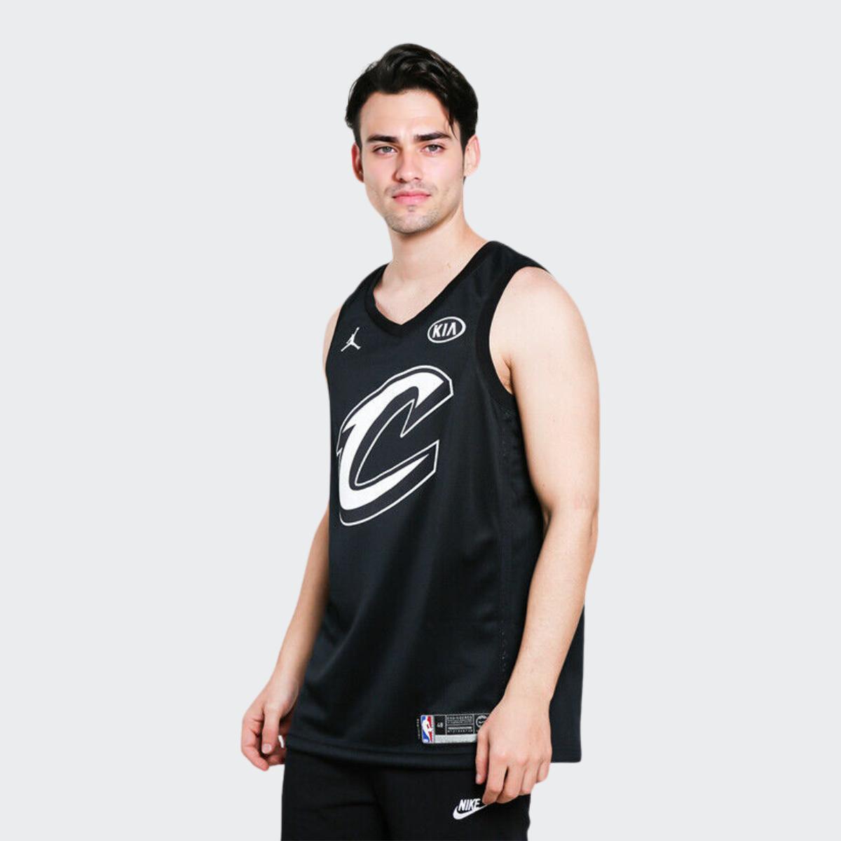 Air Jordan NBA James Swingman Jersey All-Star Edition мужские топы черные 928873-010 M — фото 3