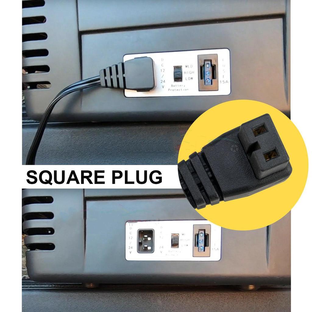 2M For Car Refrigerator Warmer Extension Power Cable Car Fridge Cigarette Cable Cooler Charging Replacement Line