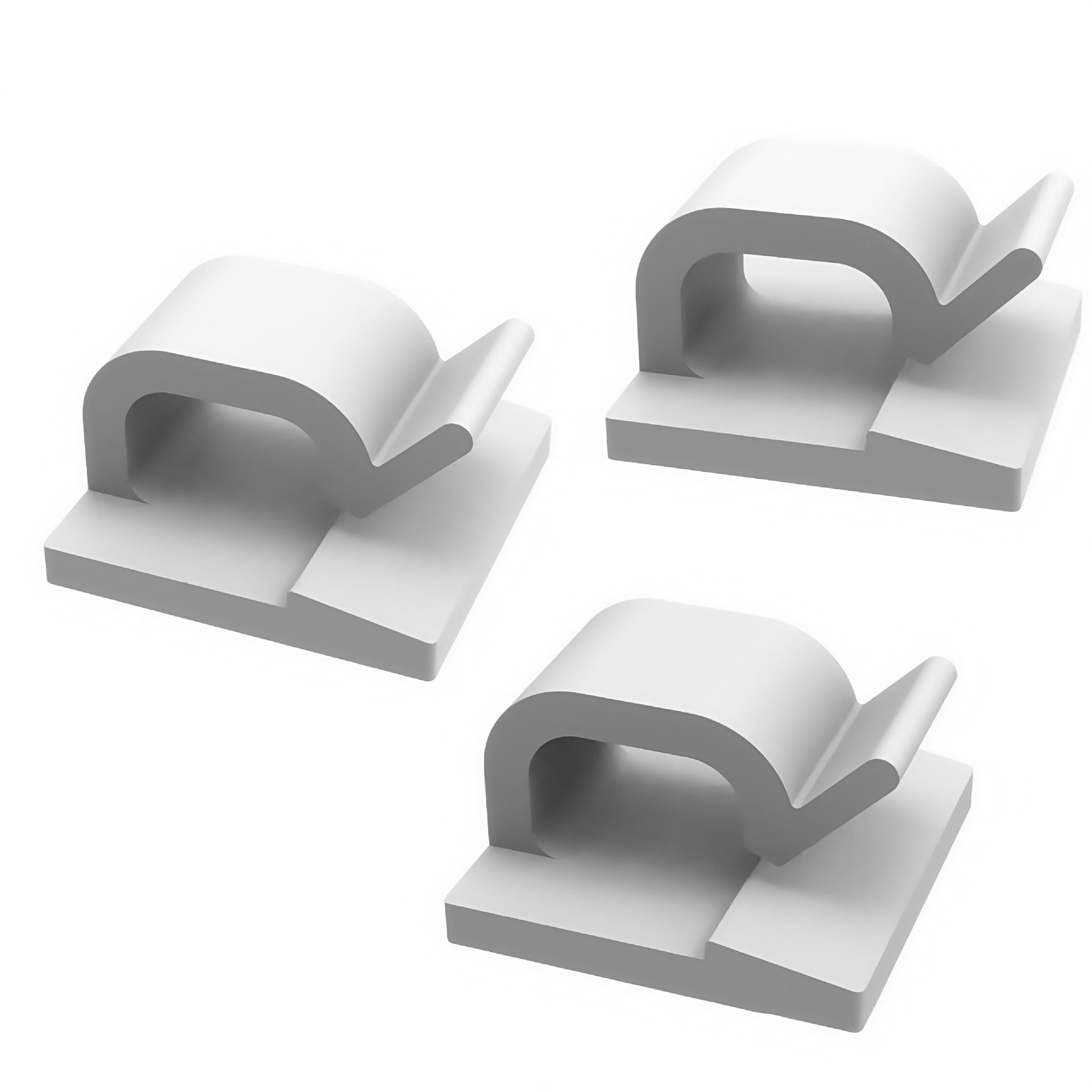 XK001 Transparent Cable Clip: Self-Adhesive Wire Organizer for Cars and Desktops