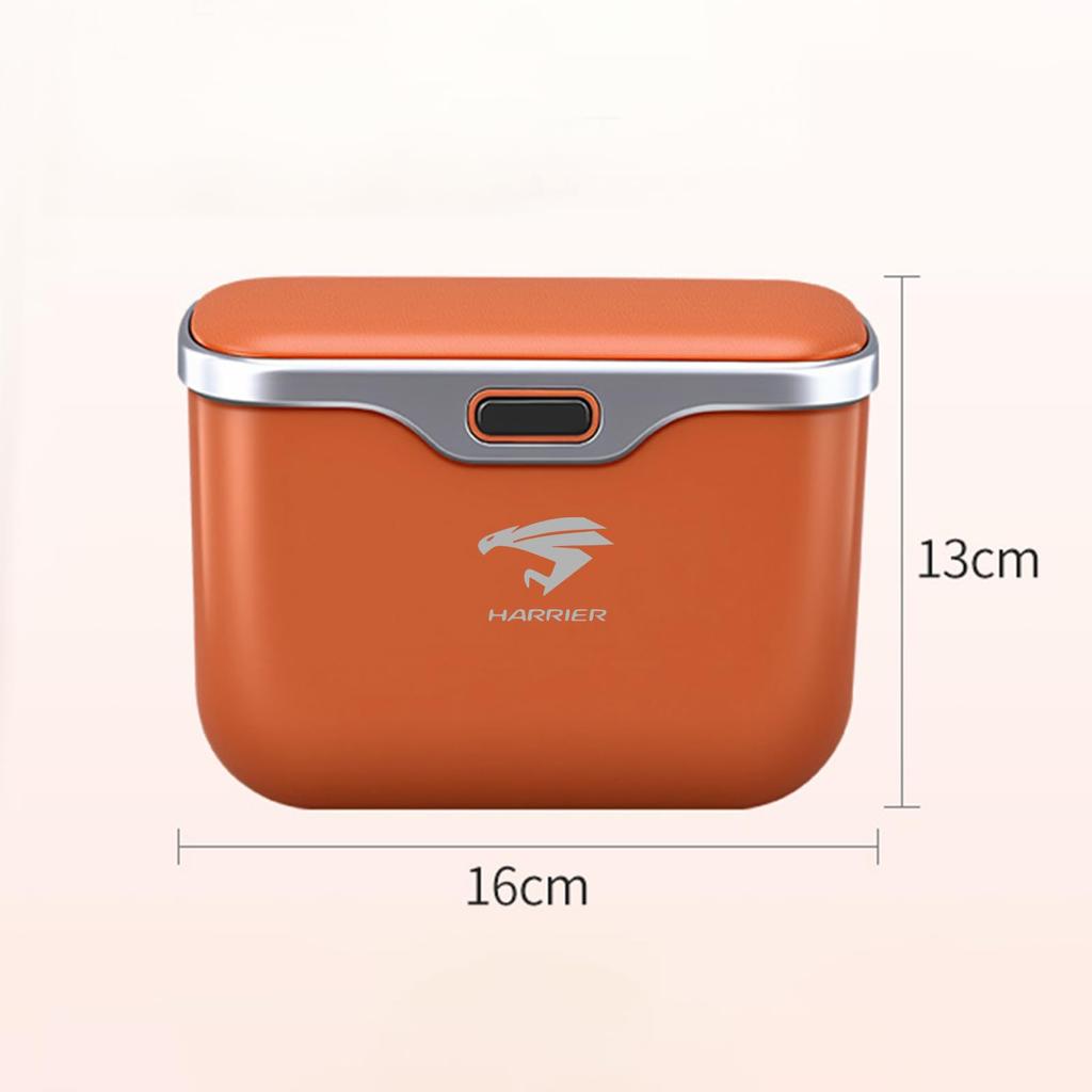 MAIFANGQI Car Trash Suitable for Car Interior Trash Selected Microfiber Leather ABS Large Easy Opening and Multifunctional Storage for Daily Wet and