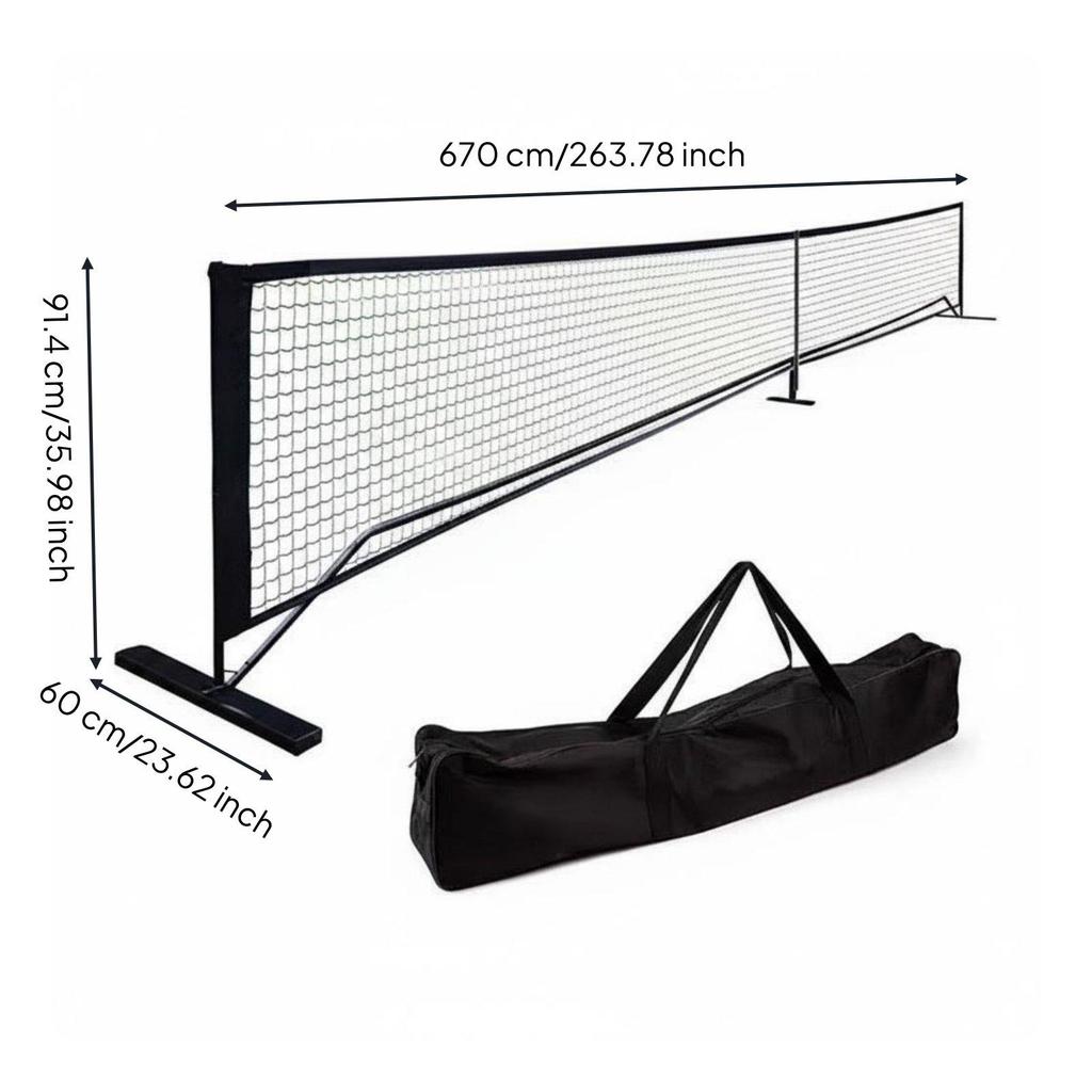 Portable Pickleball Net Training and Match Use Movable Regulation