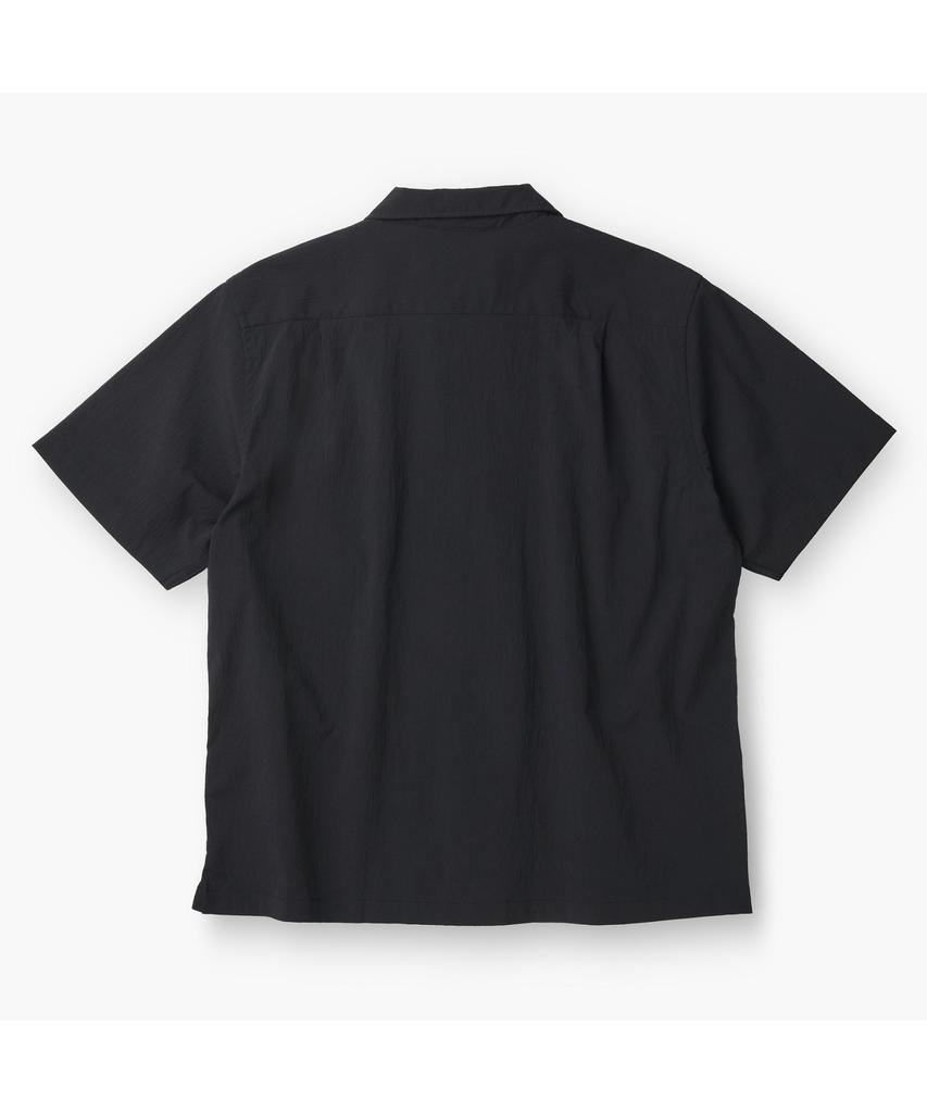 Henlikoteun [Online Exclusive] Short Sleeve Open Collar Shirt Aysam26731Bkx