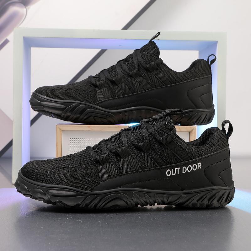 Nové pánské boty Širší turistické boty Síťované Bosé Pánské ležérní boty Lehké Boty se širokou špičkou Venkovní Pánské tenisky nadměrné velikosti