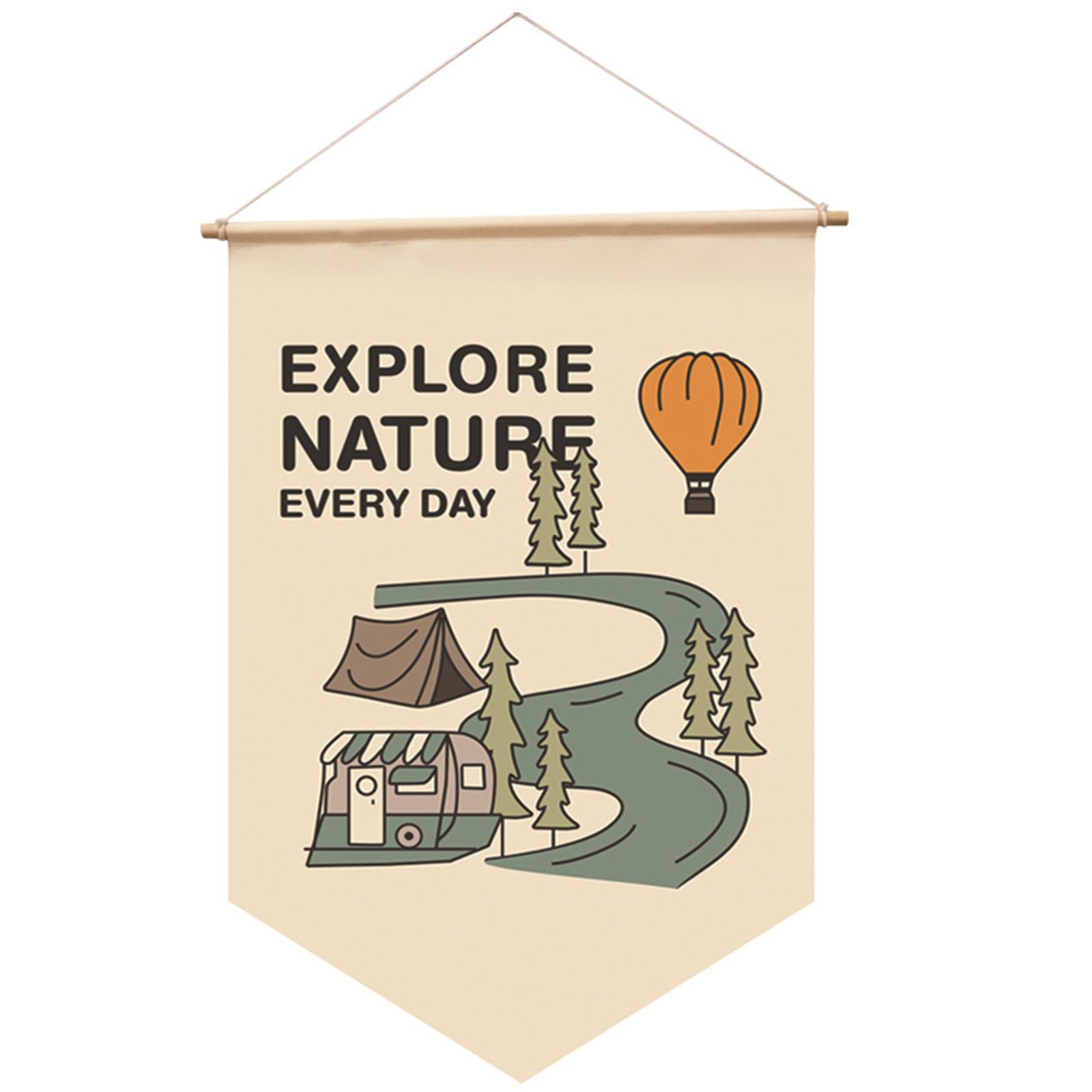 

For Outdoor Camping Decor 12x18 Inch Garden Flag for Deck and Lawn Fun Design to Welcome Guests to Your Campsite