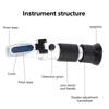 Refractometer Handheld High Accuracy Wine Dual Scale 040percent  Brix Liquid Measuring Equipment