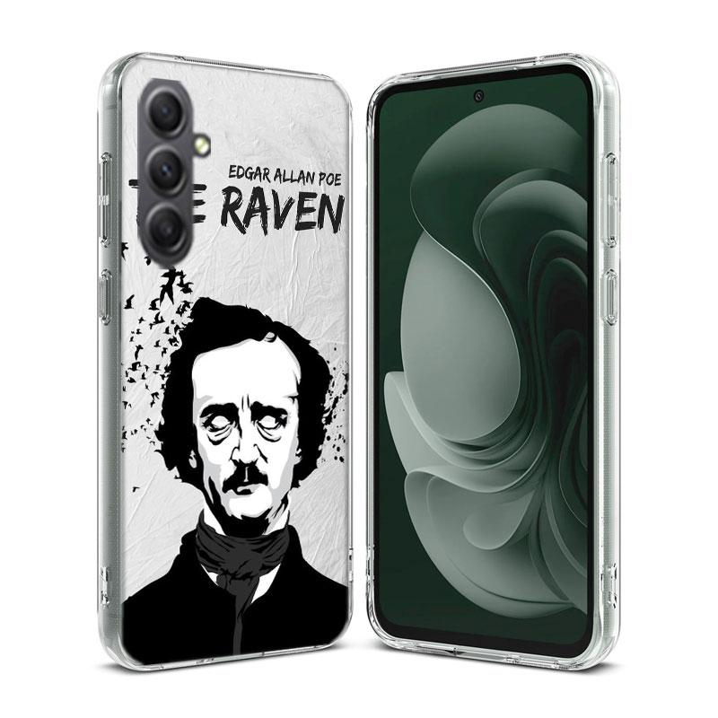 Edgar Allan Poe Phone Case for Samsung A16 A26 A36 A56 A17 A37 A57 A07 A06 A02S A03 A04S A05S Galaxy Note 20 10 A50S A71 A51 A31
