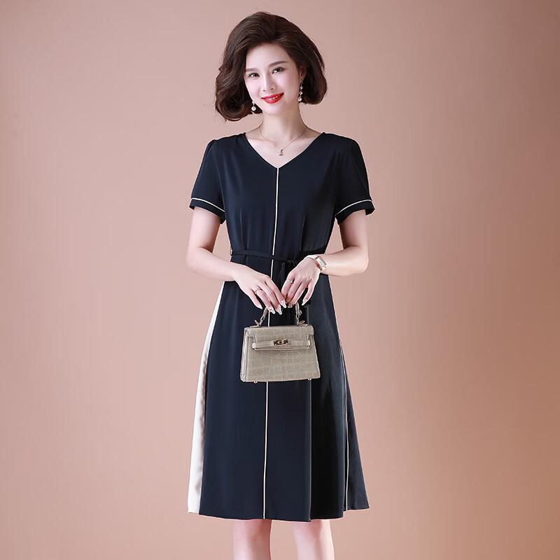 Yalu Women s Fashion Summer Mid-length Dress XL