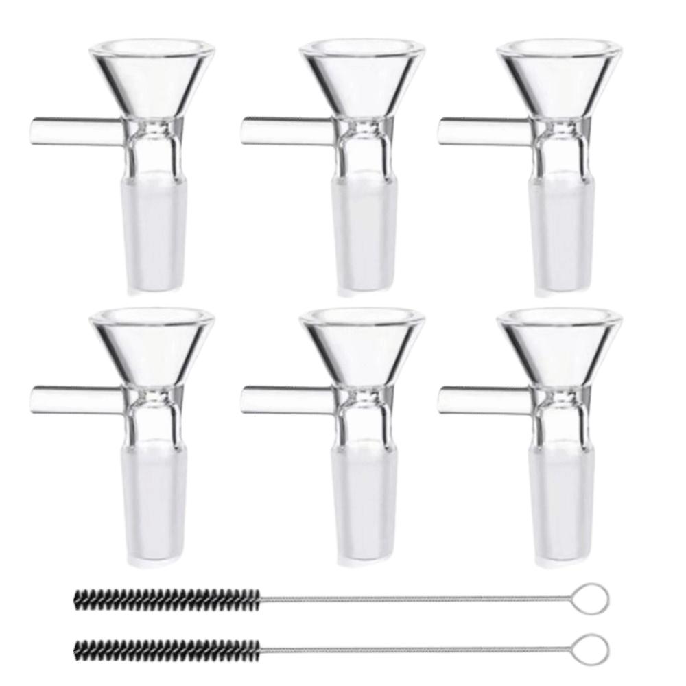 6 Stück Kompakter Glasfiltertrichter Mini Dreieckiger Saugfiltertrichter Einmachen