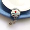 ID Card Holder Nurse Badge Reel Chest Card Easy Pull Buckle  Doctor Students