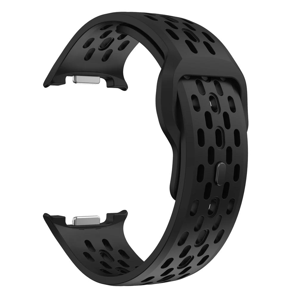 No Gaps Silicone Strap For Samsung Galaxy Watch 8 Classic 46mm Band For Samsung Watch 8 44mm 40mm Breathable Bracelet Watchband