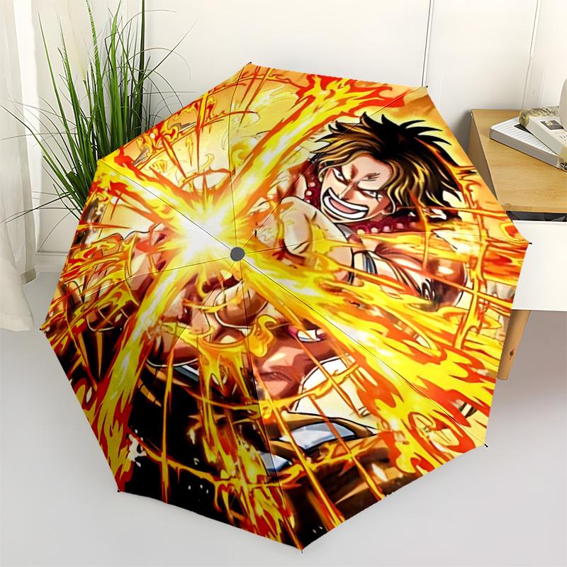

1PC Flame Burst Automatic Open/Close Umbrella, 8-Rib Sturdy Frame, Durable Canopy, Highquality Construction, Fashion Lovers yy250920064