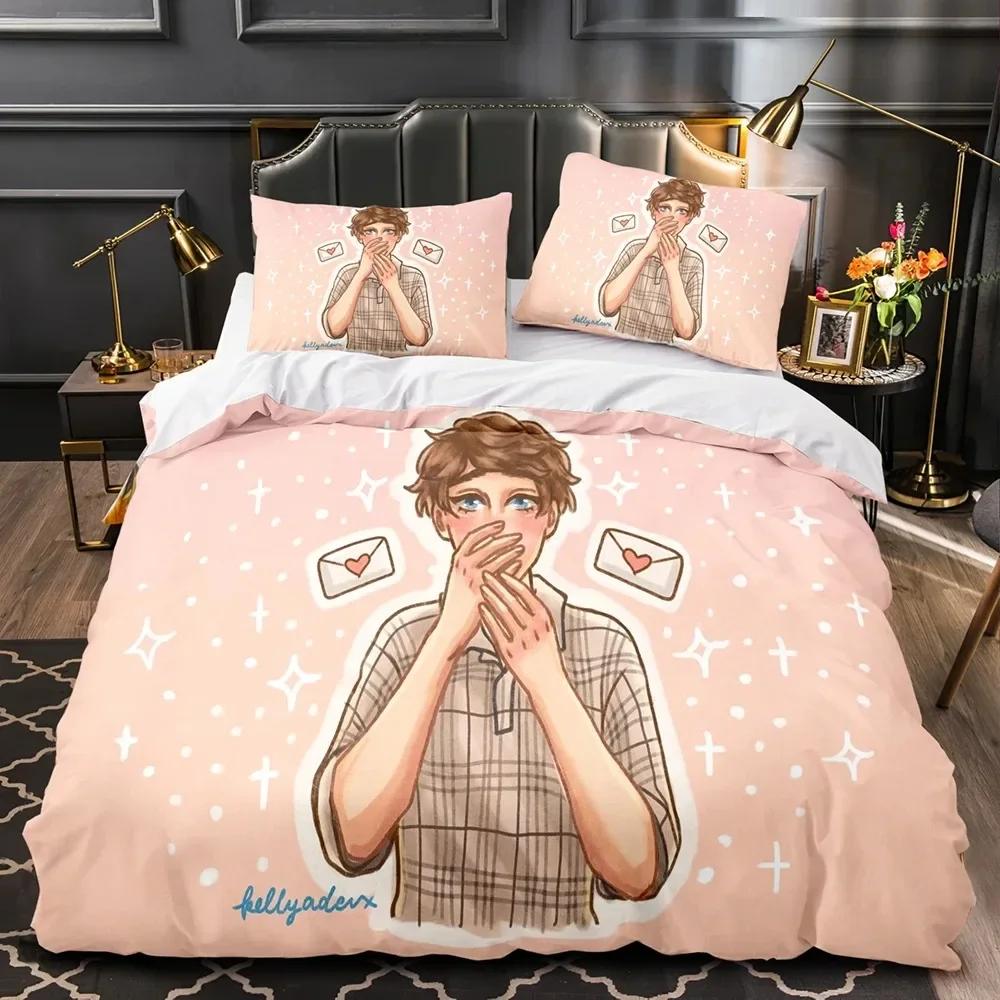 New 3D Print Karl Jacobs Beding Set Printed With Pilowcase Bed Soft Duvet Cover Soft Single Double Quen Super King-Sized Dimensionsd Dimensions
