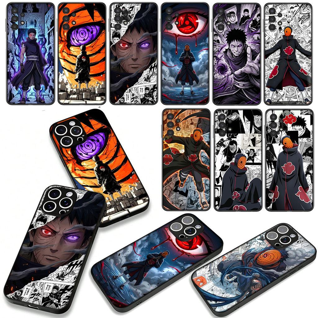 Anime Obito Narutos Uchiha Tobi Case for Samsung Galaxy A25 A37 A57 A12 A14 A31 A41 A50 A51 A70 A71 A72 A21S M15 Note 20 9 8 10