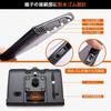 Portable Motorcycle Navigation System with Touch Rurubu Free Map Waterproof 5-inch Screen, Data, 3-Year Updates, Bluetooth, (FF-PD-003B-B)